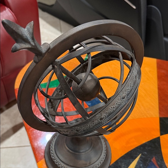 Decorative Bronze Armillary Sphere - Picture 3 of 8